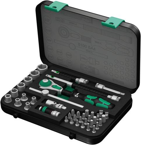 Wera Ratsche "8100 SA 4 Z" 41 Stk. tlg.