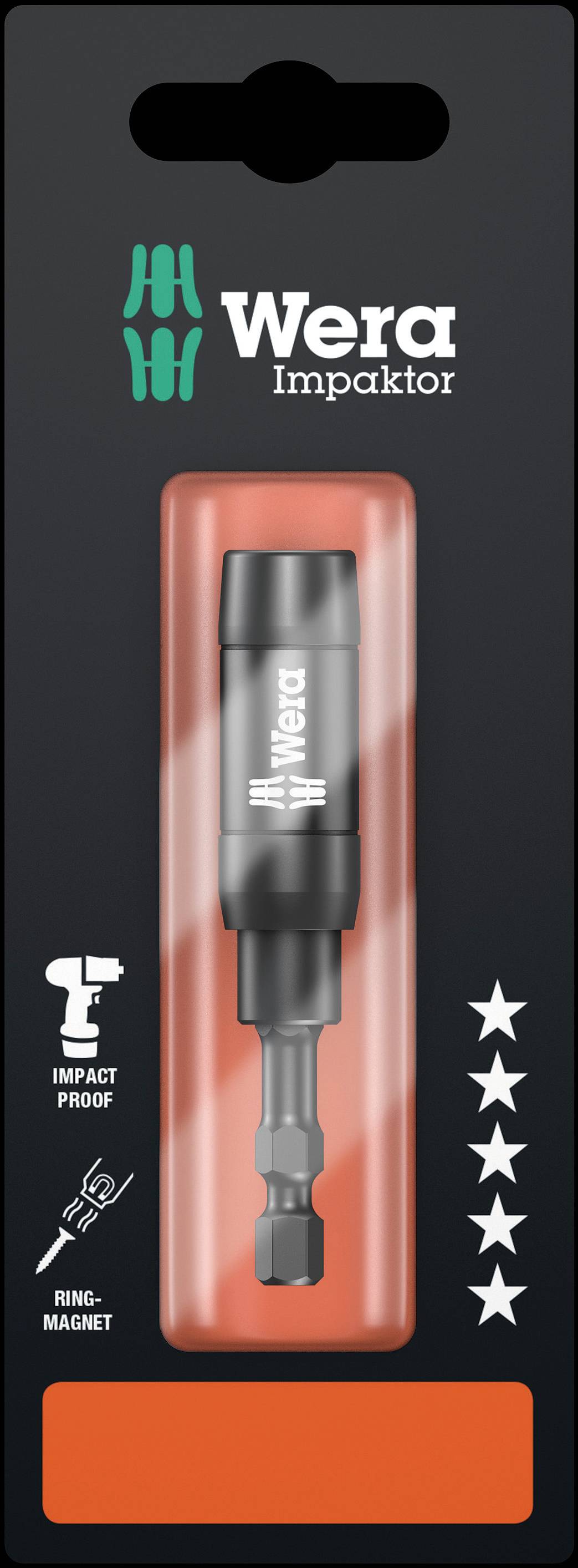 Wera 897/4 Imp R 05073990001 897/4 Impaktor R 1 x 1/4"x75, 75mm