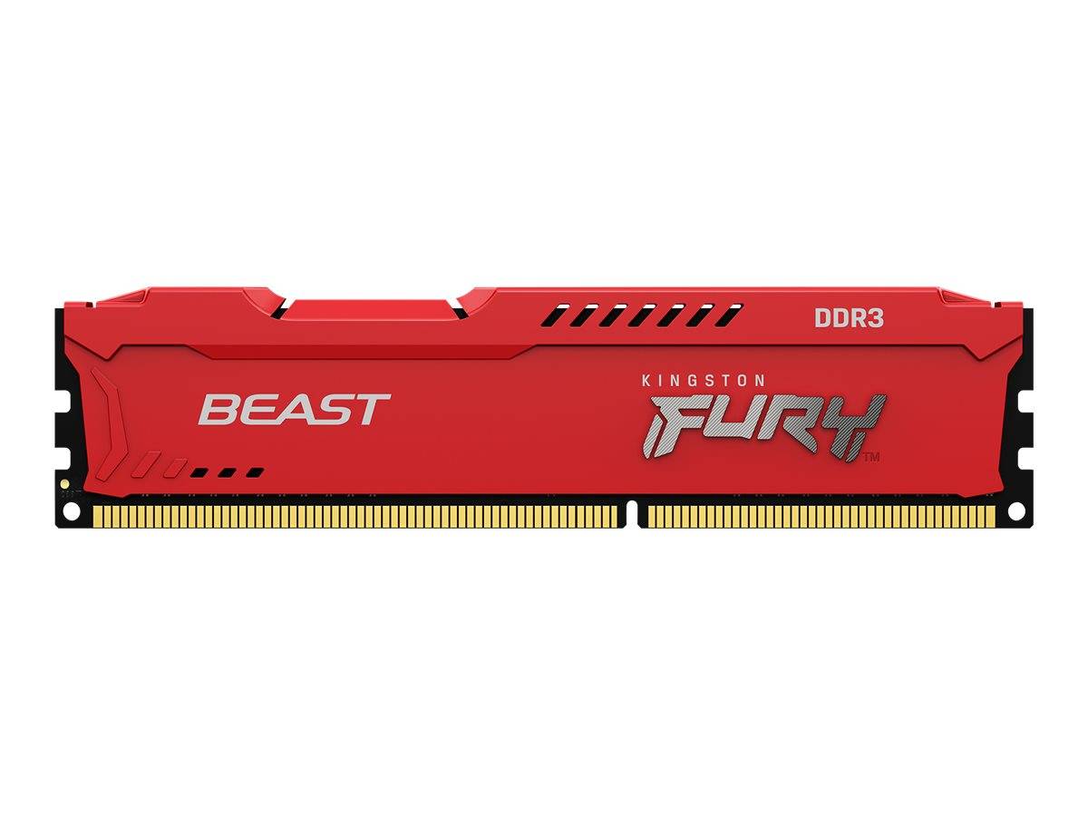 Kingston FURY Beast PC-Arbeitsspeicher Modul DDR3 8 GB 1 x 8 GB 1866 MHz 240pin DIMM CL10 KF318C10BR/8