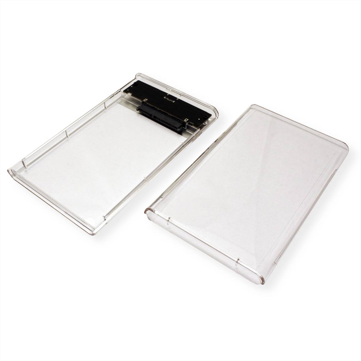 VALUE Externes HDD/SSD-Gehäuse, 2,5", SATA 6.0 Gbit/s zu USB 3.2 Gen 1 Typ C