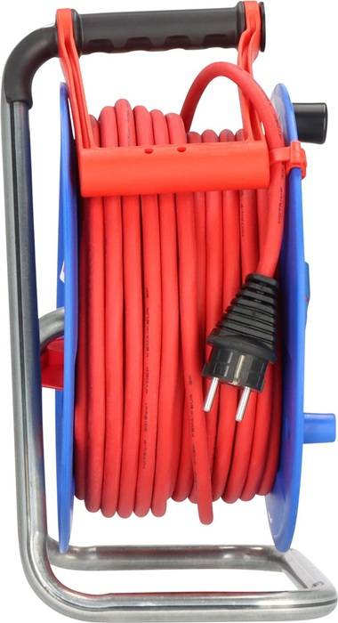 Brennenstuhl 1208930 Kabeltrommel 40.00 m Rot Schutzkontakt-Stecker