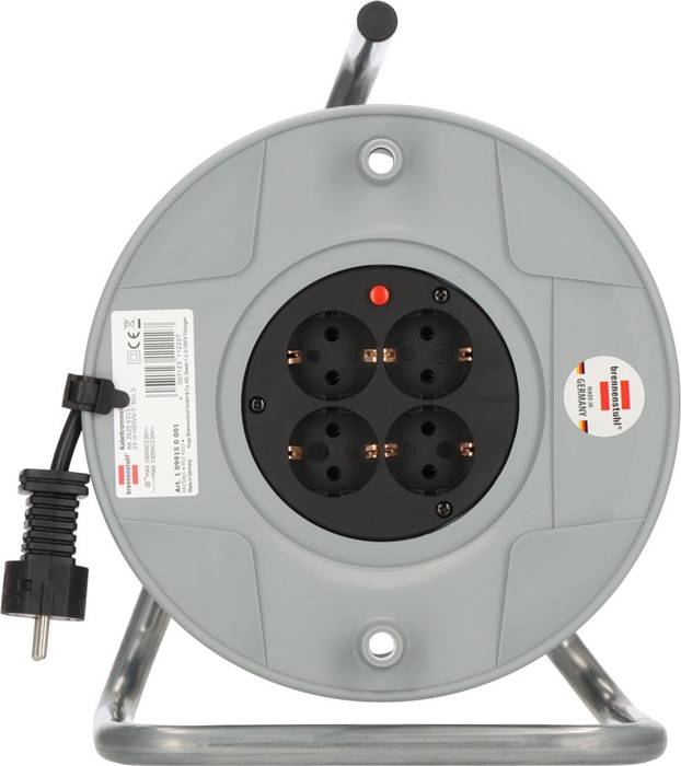 Brennenstuhl 1099150001 Kabeltrommel 25.00m Schwarz Schutzkontakt-Stecker