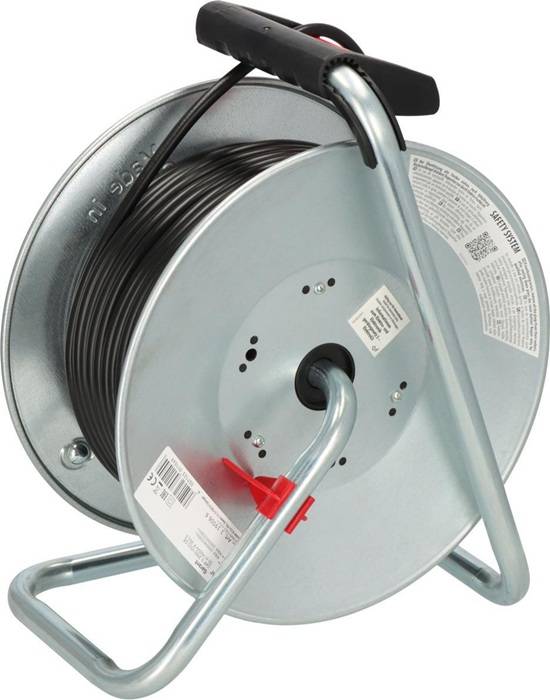 Brennenstuhl 1195066 Kabeltrommel 50.00 m Schwarz Schutzkontakt-Stecker