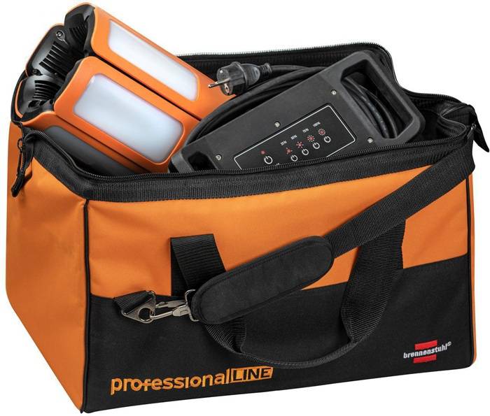 Transporttasche professionalLINE Abm.50x35x30cm orange/schwarz m.Metallrahmen