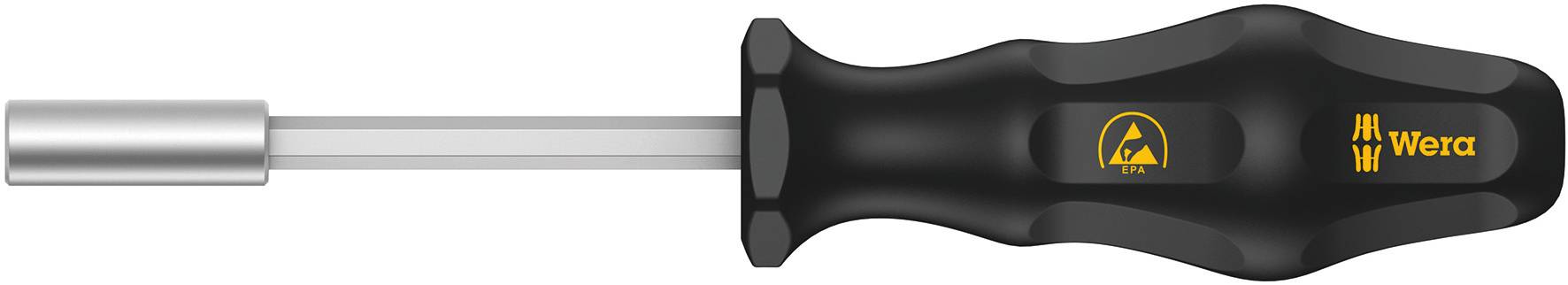Wera 810/1 ESD ESD Bit-Schraubendreher 1/4" (6.3 mm) 100 mm DIN 3126, DIN ISO 1173