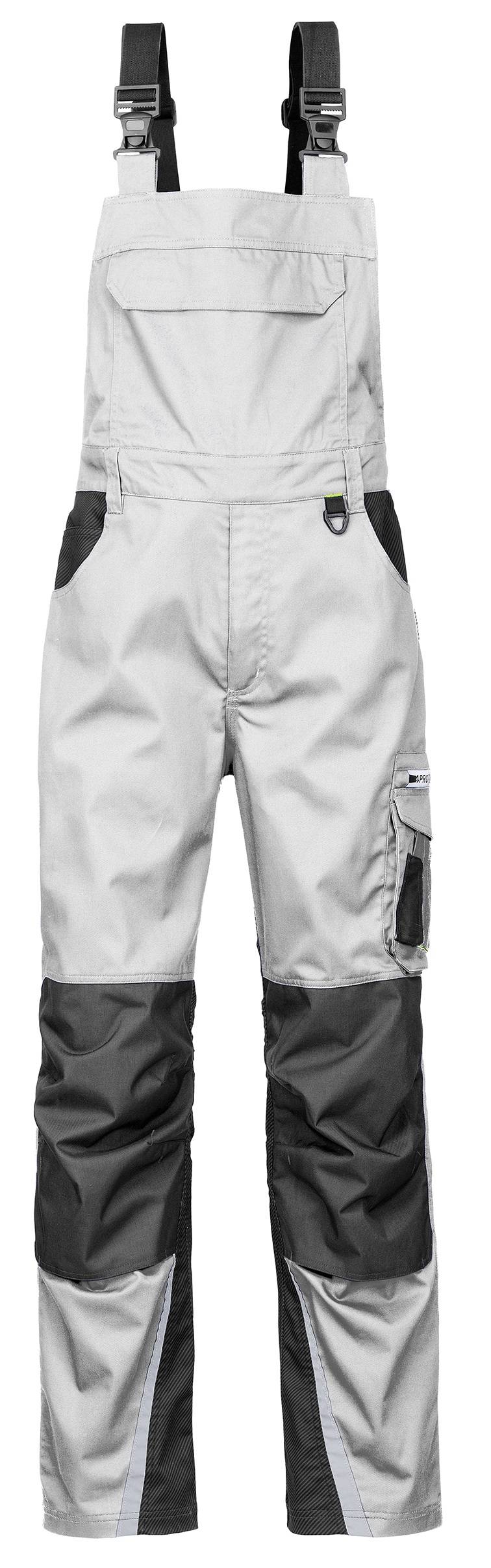 BIG-4-Protect-Latzhose, Iowa, weiss/grau