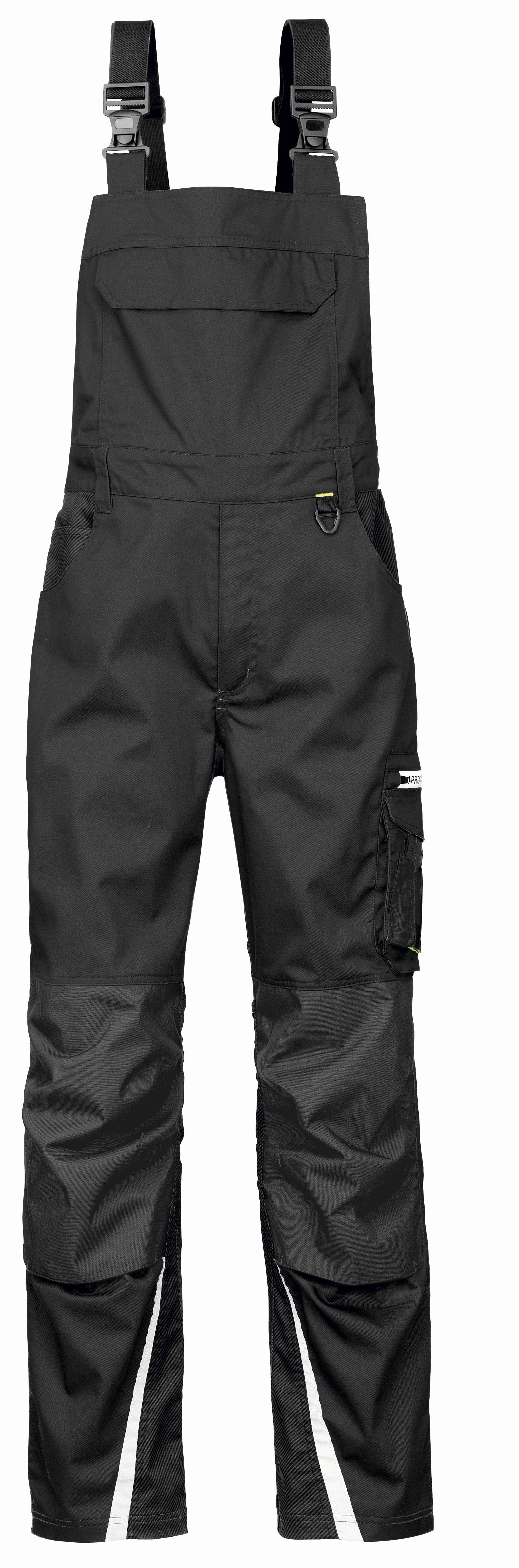 BIG-4-Protect-Latzhose, Iowa, grau/schwarz