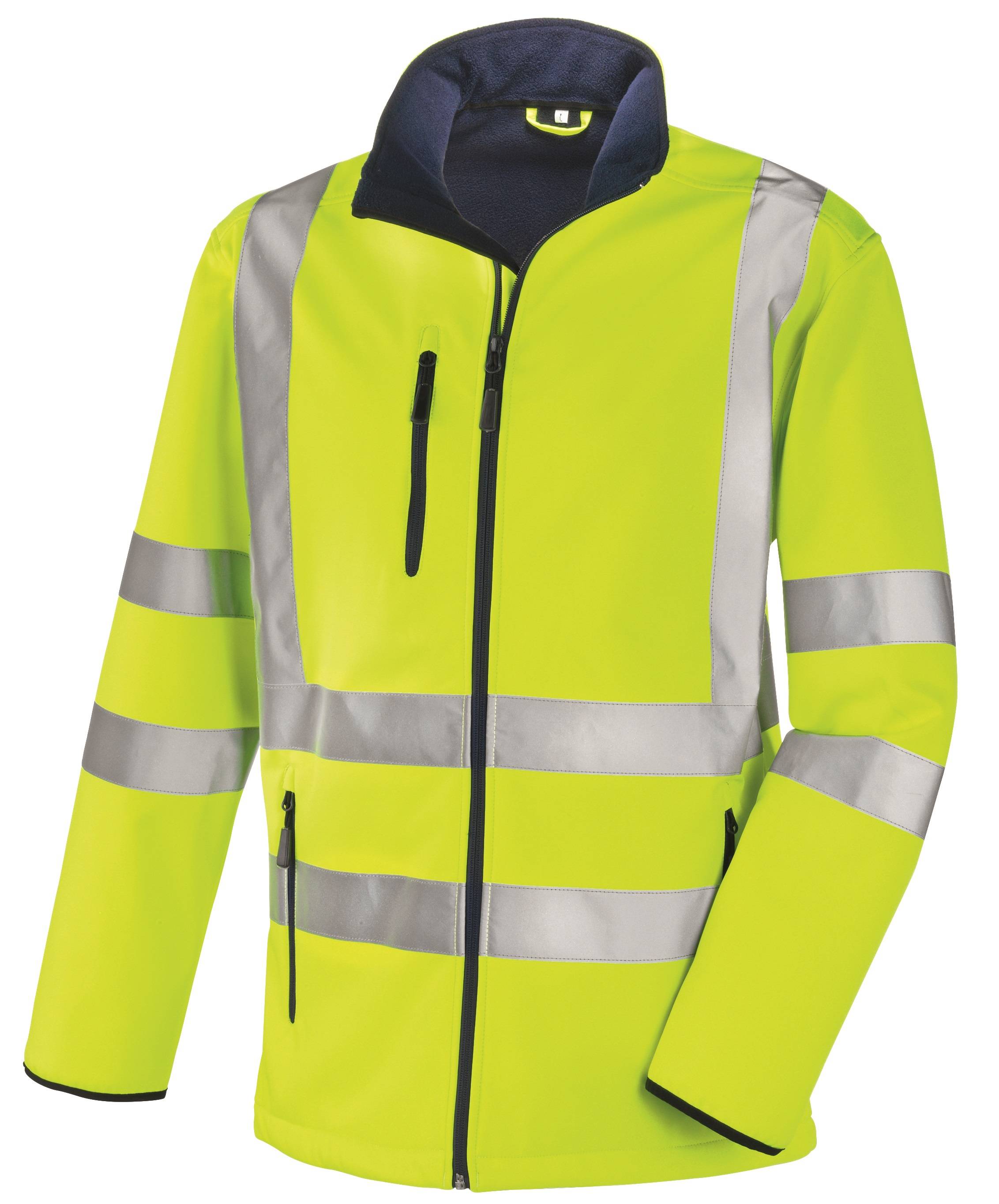 BIG-TEXXOR-Warnschutz-Softshelljacke, Niagara, leuchtgelb