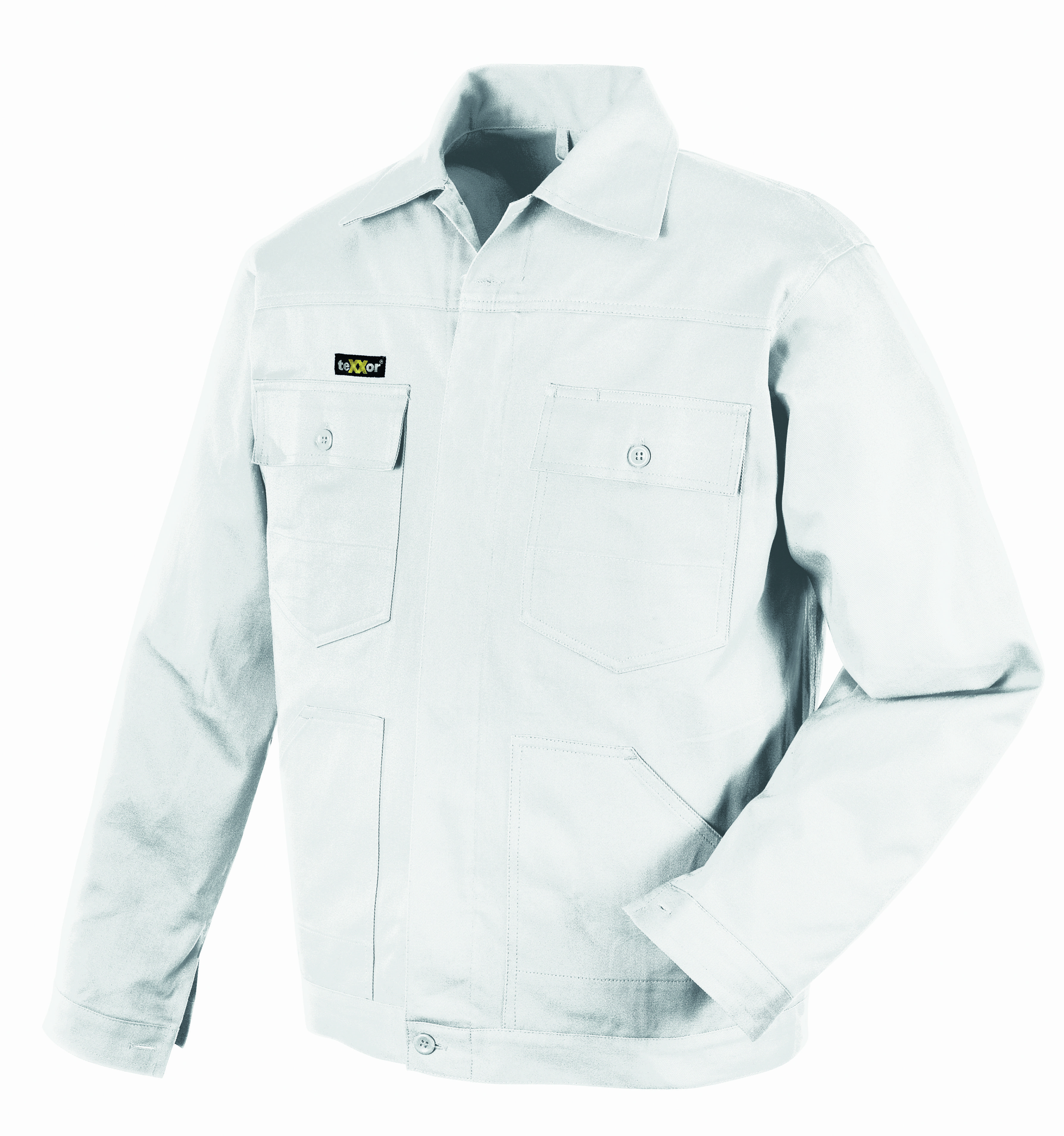 BIG-TEXXOR-Workwear, Arbeits-Berufs-Bund-Jacke, 290g/m², weiß