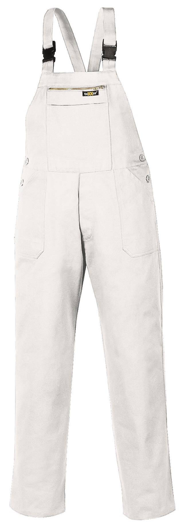 BIG-TEXXOR-Workwear, Arbeits-Berufs-Latz-Hose, 290g/m², weiß