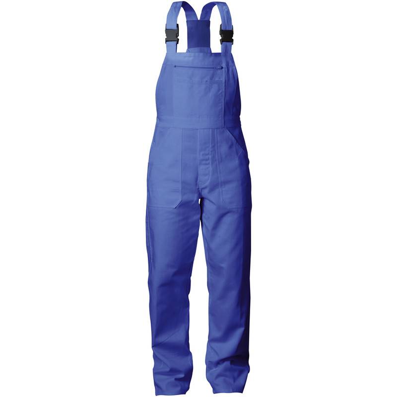 TRIER Latzhose CRAFTLAND® 100% Baumwolle, ca. 270gr/m² Kornblau, Gr.42