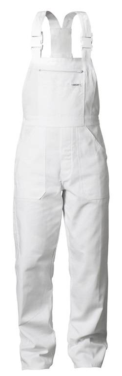 F-CRAFTLAND-Latzhose *LORCH*, 290g/m², reinweiß