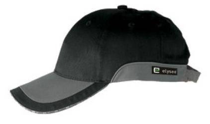 F-ELYSEE-Caps, *TILL*, schwarz/grau abgesetzt