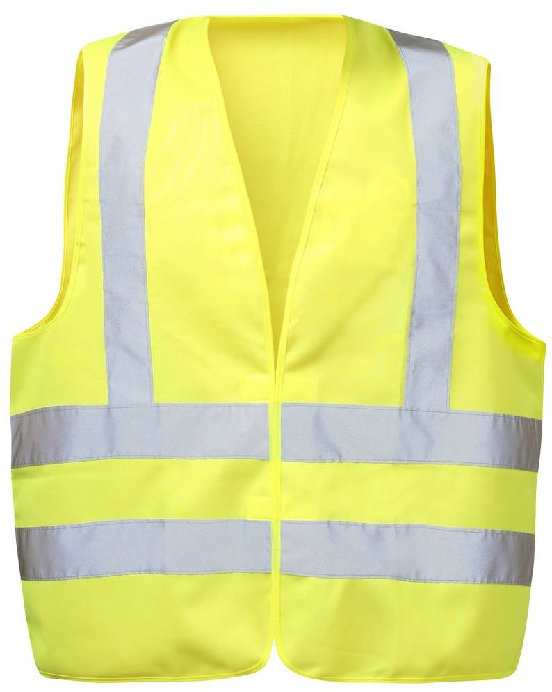 F-WICA-TEX-Polyester-Warnweste, *EGON, fluoreszierend gelb