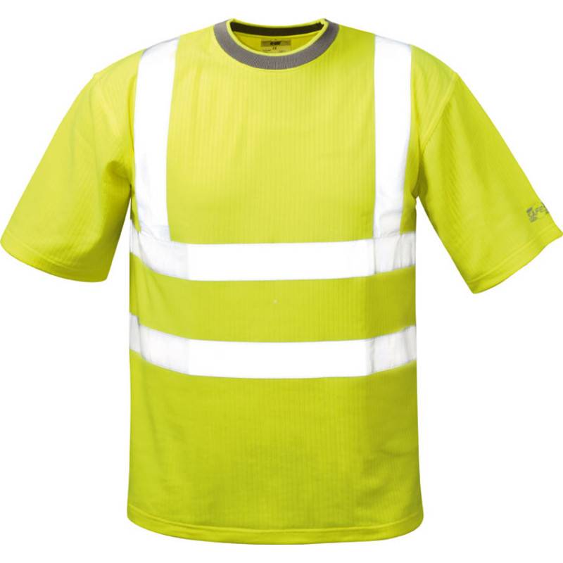 F-SAFESTYLE-Warnschutz-T-Shirt, *STEVEN*, 185g/m², fluoreszierend gelb