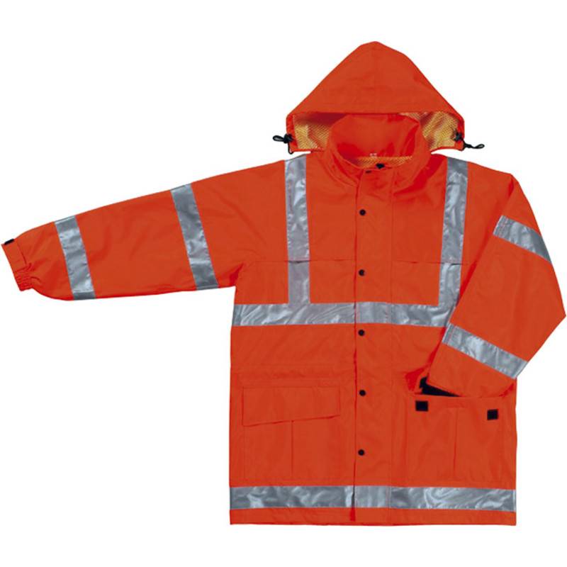 F-SAFESTYLE-Warnschutz-Regenjacke, *HAUKE*, fluoreszierend orange