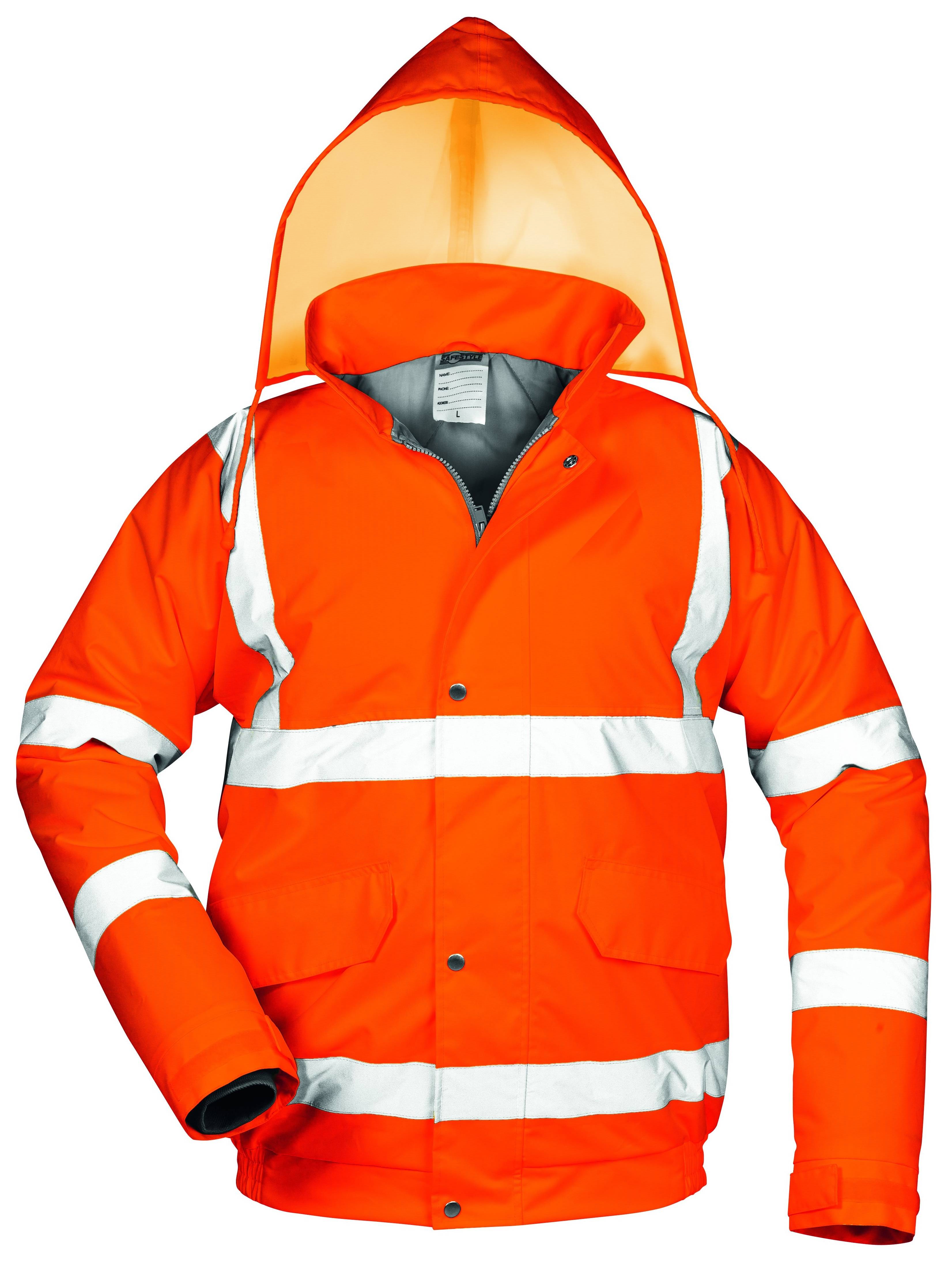 Gr .M (50/52) *EUGEN* WARNSCHUTZ PILOTJACKE ORANGE orange *EUGEN* HIGH VIS PILOT