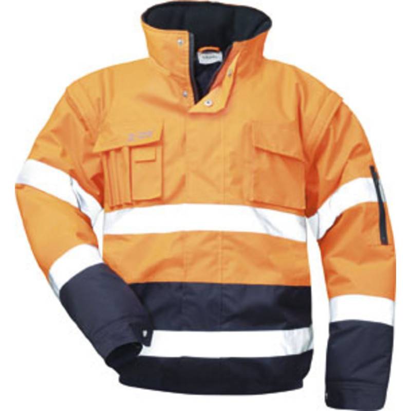 F-SAFESTYLE-Warnschutz-Pilotenjacke, *OTTO*, fluoreszierend orange/marine abgesetzt