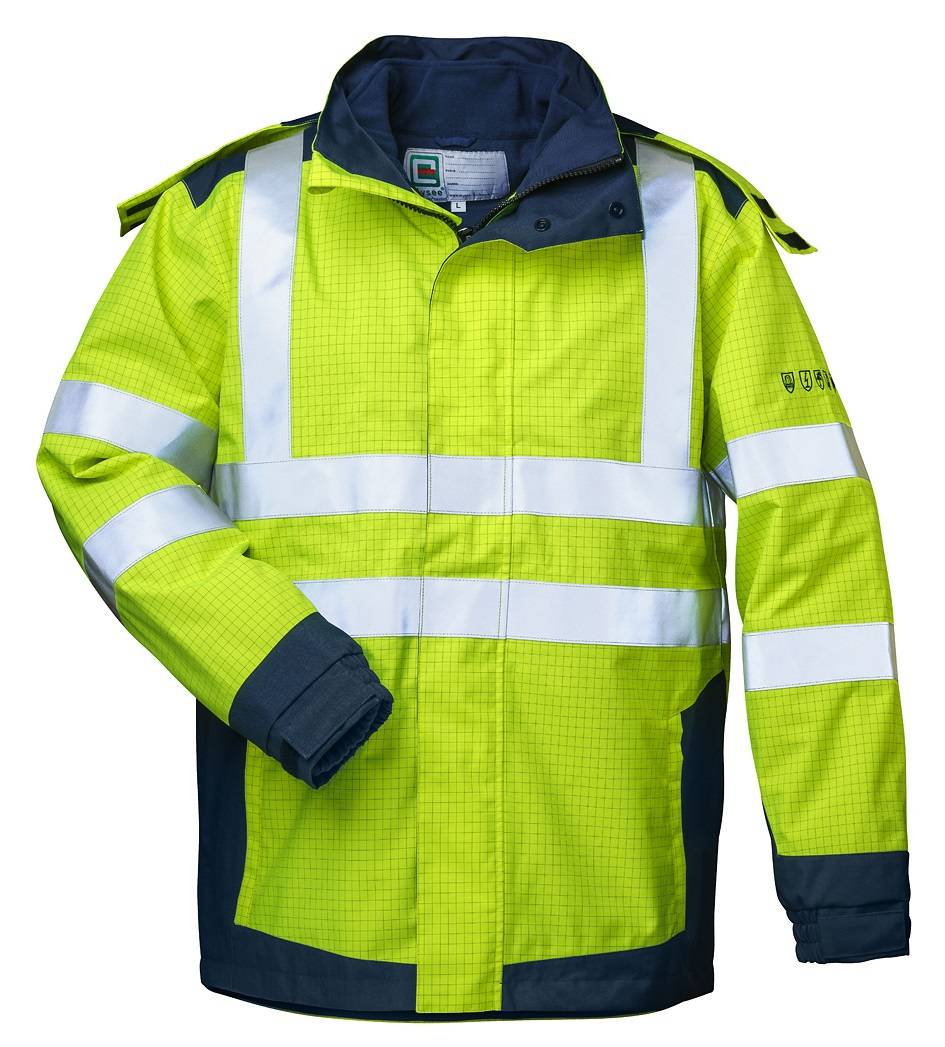 Gr .M (50/52) *GERHARD* MULTINORM 3IN1 PARKA gelb *GERHARD* MULTINORM 3IN1 JACKE