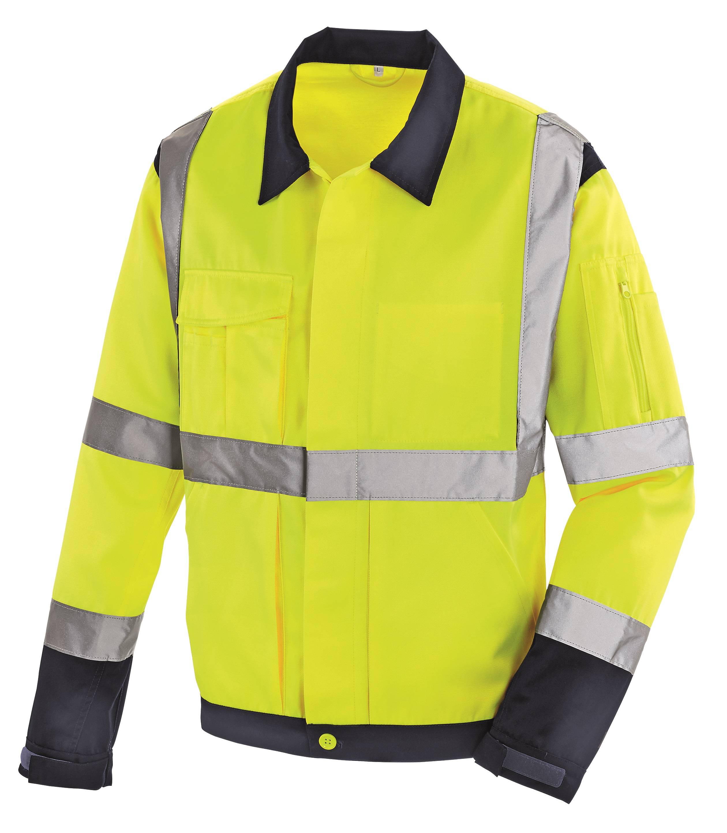 BIG-TEXXOR-Warnschutz-Jacke, Davenport, leuchtgelb/navy