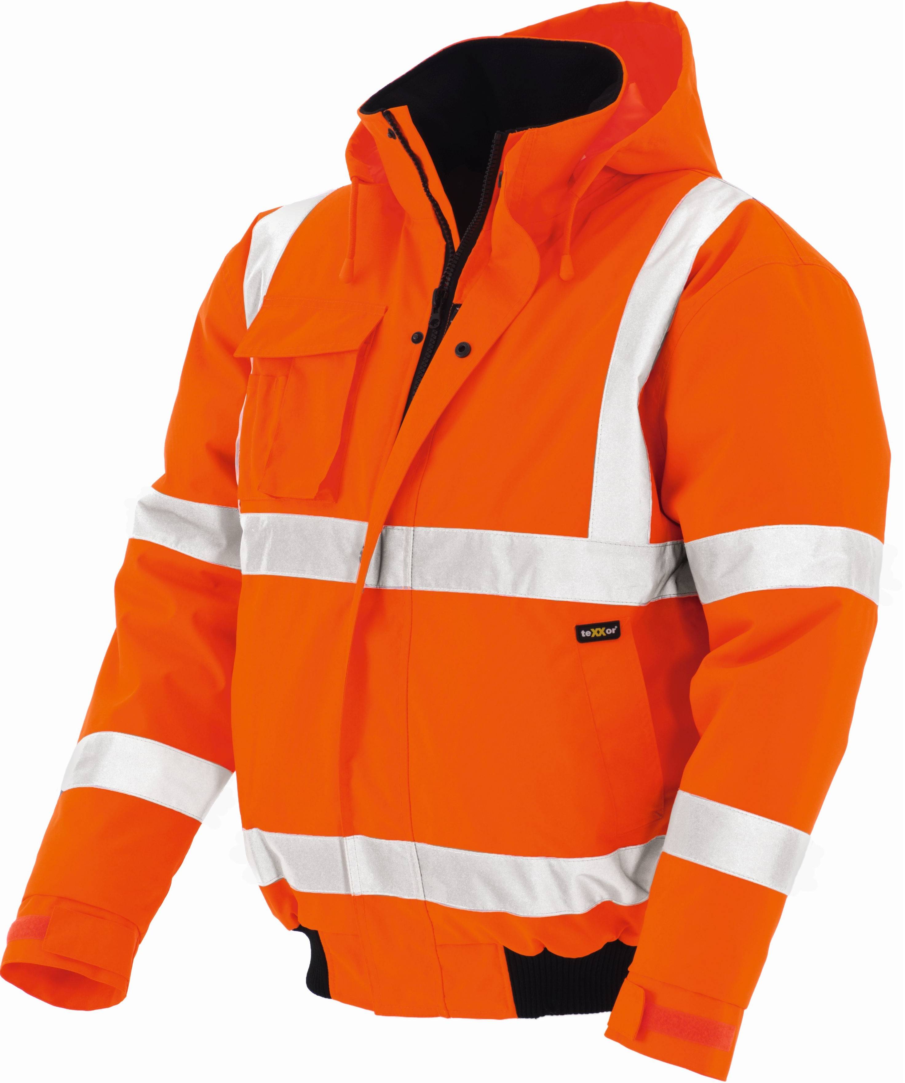 Herren Winterjacke WHISTLER leuchtorange Groesse 3XL
