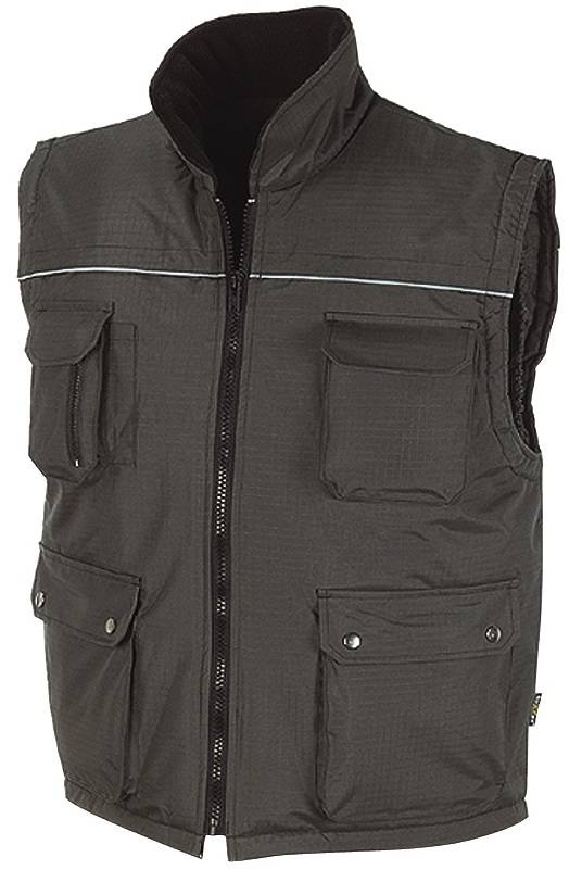 teXXor® Weste NARVIK schwarz 100% Polyester, PVC-Beschichtung 4270_3XL Gr.3XL