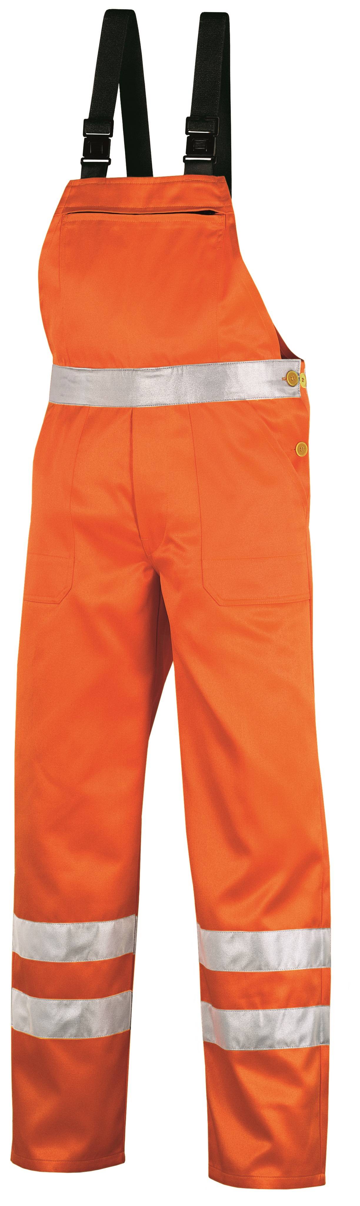BIG-TEXXOR-Workwear, Warnschutzlatzhose, Hamilton, 270g/m², leuchtorange