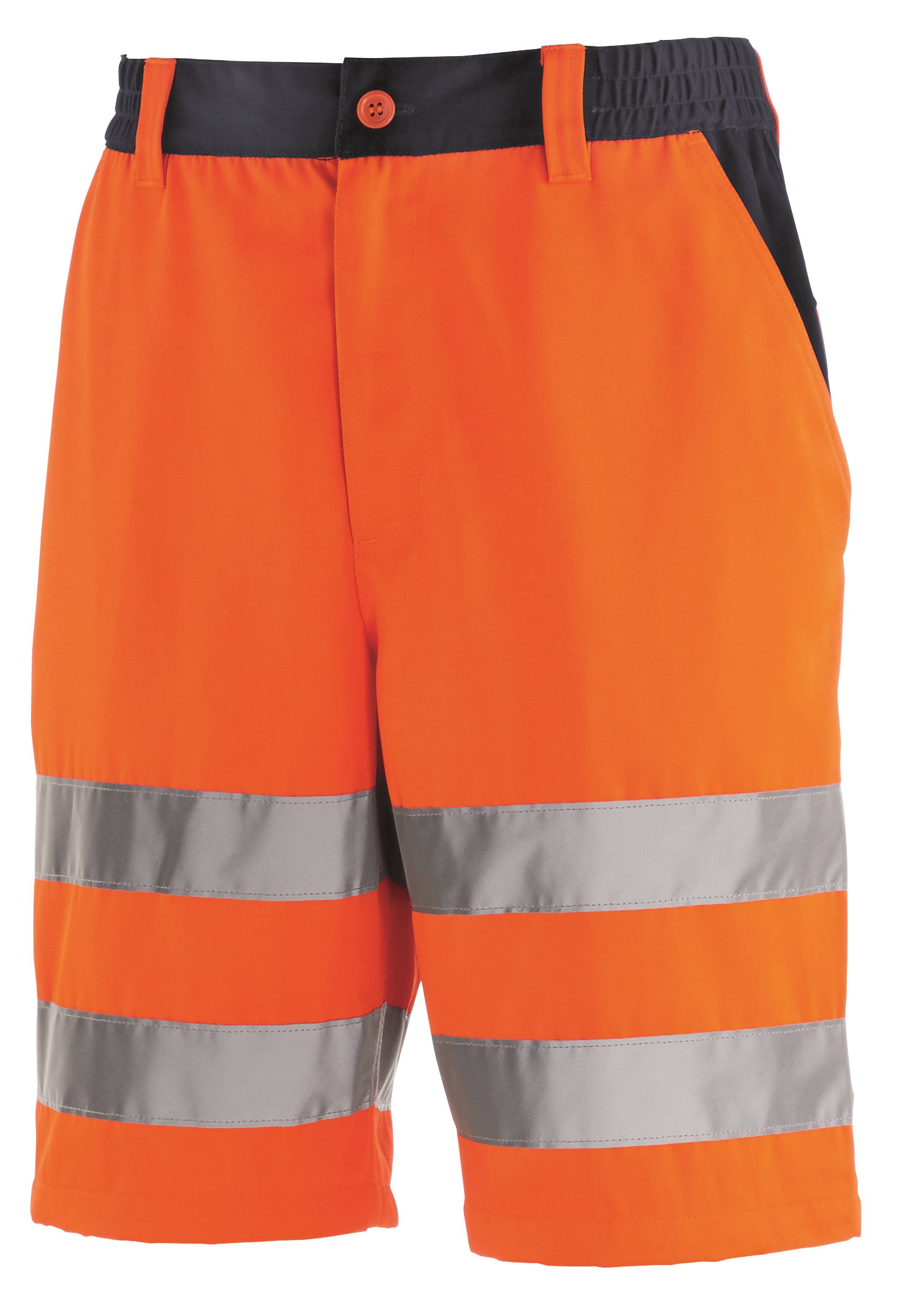 BIG-TEXXOR-Warnschutz-Shorts, Erie, leuchtorange/navy