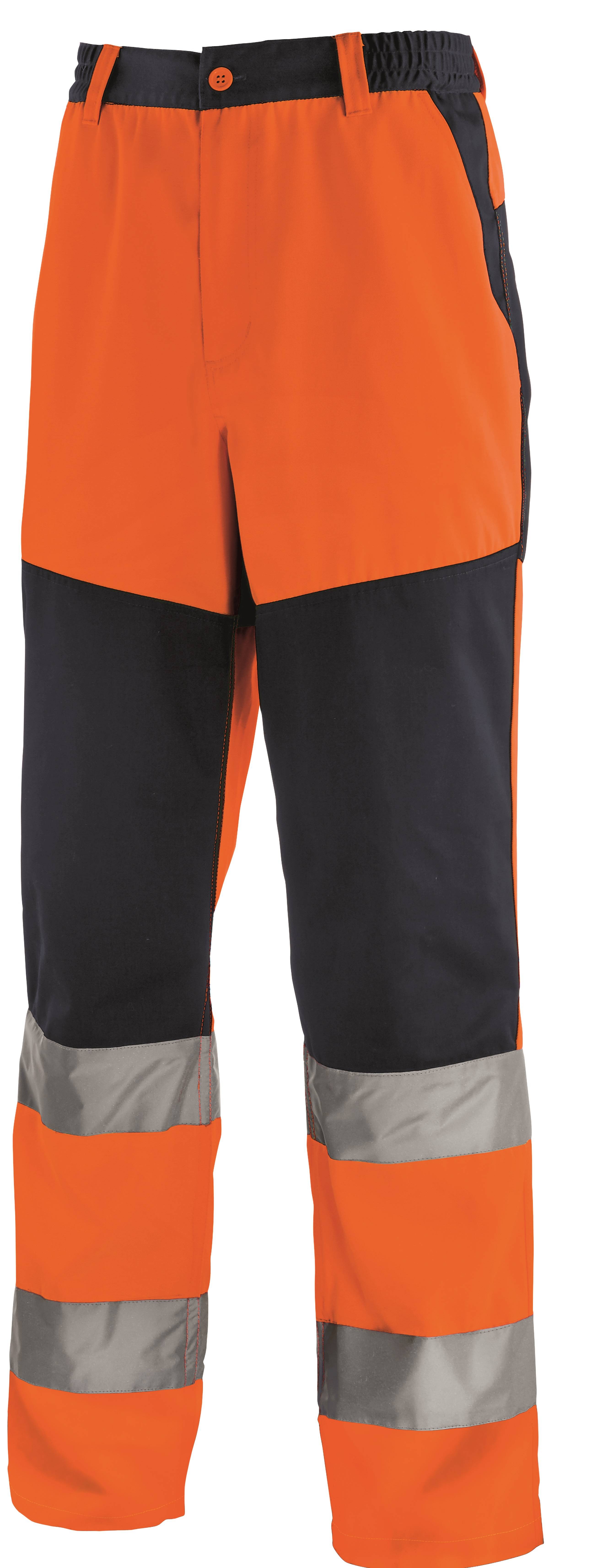 BIG-TEXXOR-Warnschutz-Bundhose, Rochester, leuchtorange/navy