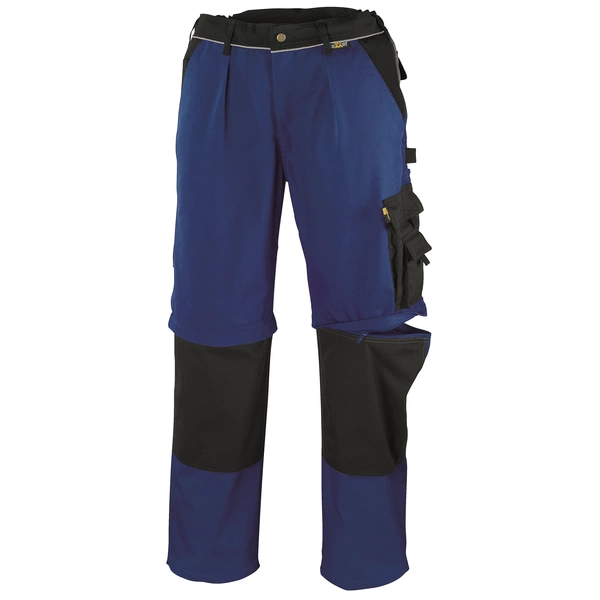 BIG-TEXXOR-Workwear, Canvas-2-in-1-Arbeits-Berufs-Bund-Hose, Tobago, 320g/m², kornblau/schwarz BIG-TEXXOR-Workwear, Canvas-2-in-1-Arbeits-Berufs-Bund-Hose, Tobago, 320g/m², kornblau/schwarz