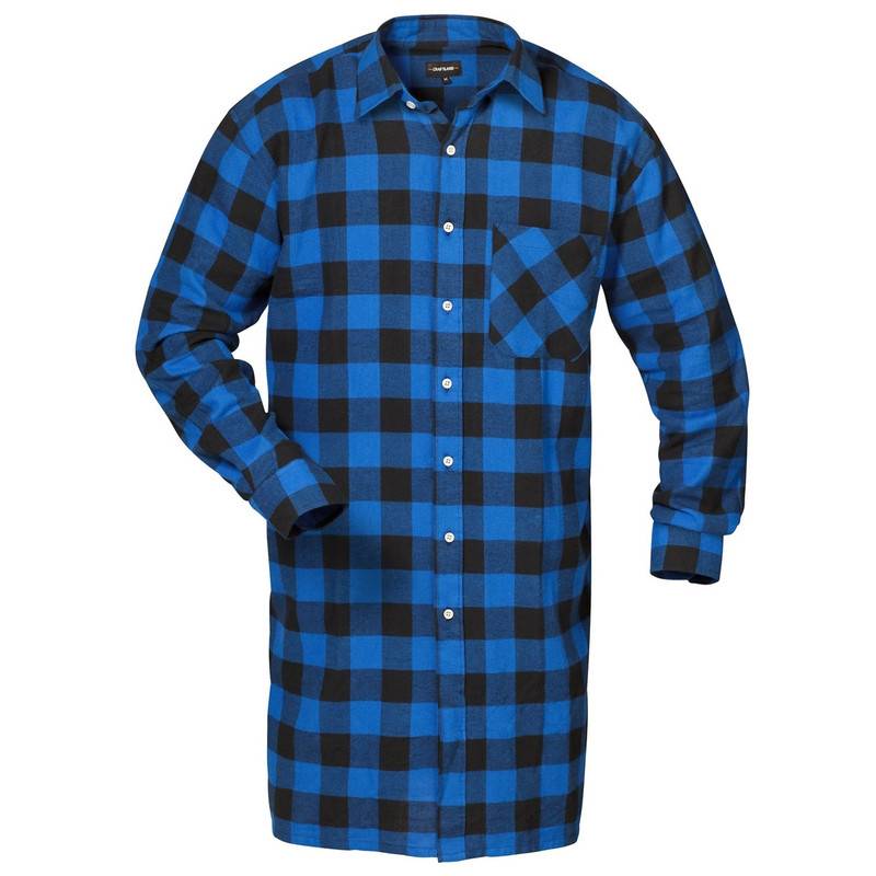 F-CRAFTLAND-Flanell-Hemd, *MICHIGAN*, 105 cm, blau/schwarz kariert