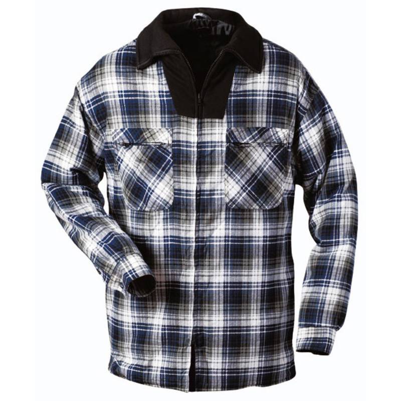 F-CRAFTLAND-Thermo-Hemd, *INUVIK', dunkelblau kariert