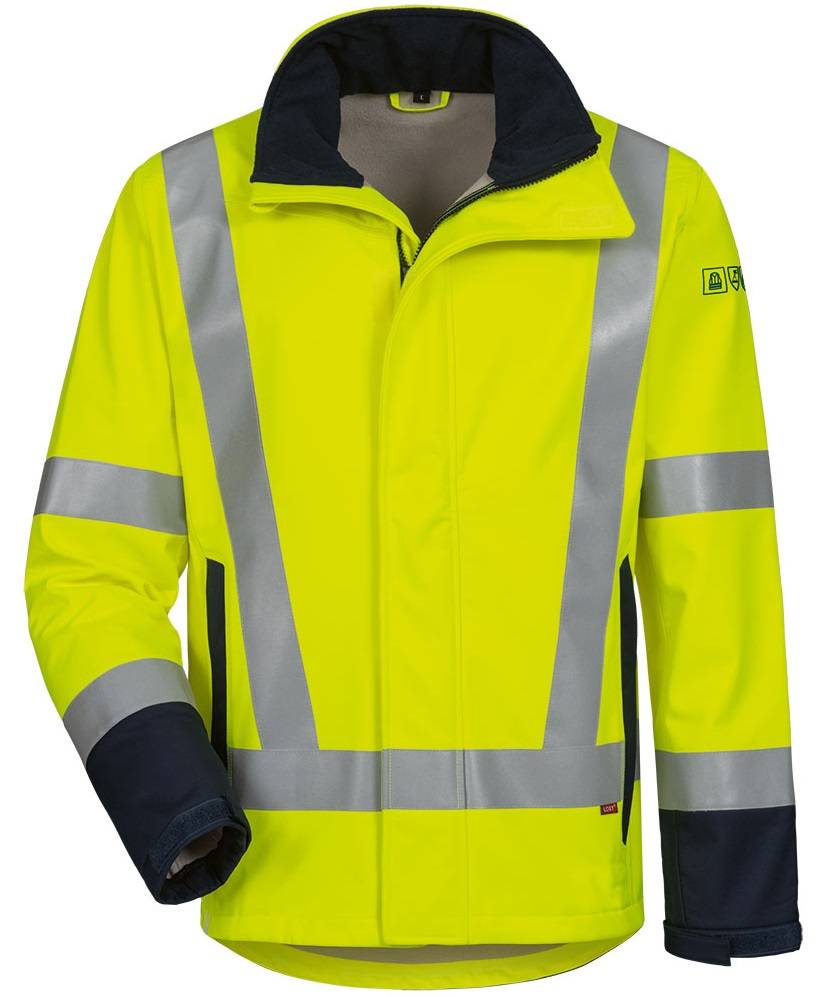Gr .3XL (66/68) *KAAPO* MULTINORM WARNSCHUTZ SOFTSHELL-JACKE gelb *KAAPO* MULTIN
