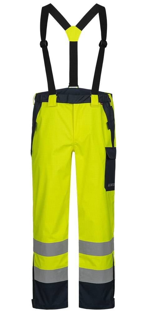 F-Bundhose, Multinorm, *PONTUS*, fluoreszierend gelb/marine