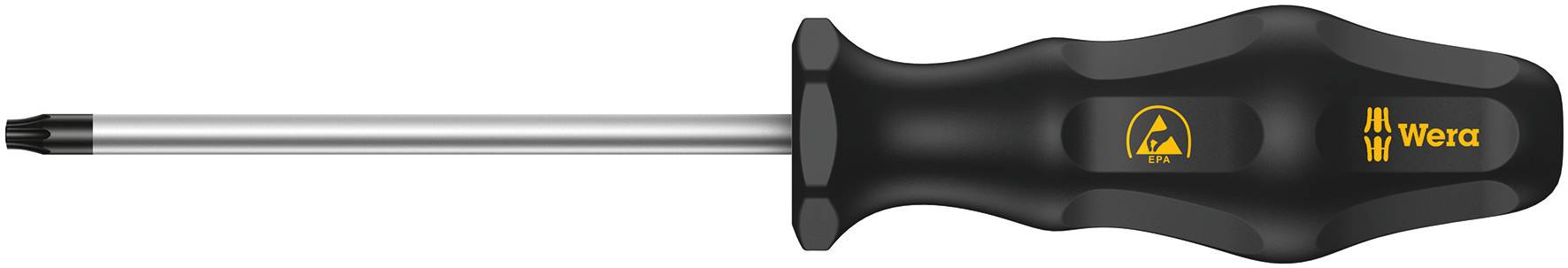 Wera 1567 ESD Torx-Schraubendreher Größe TR 25 Klingenlänge: 100 mm