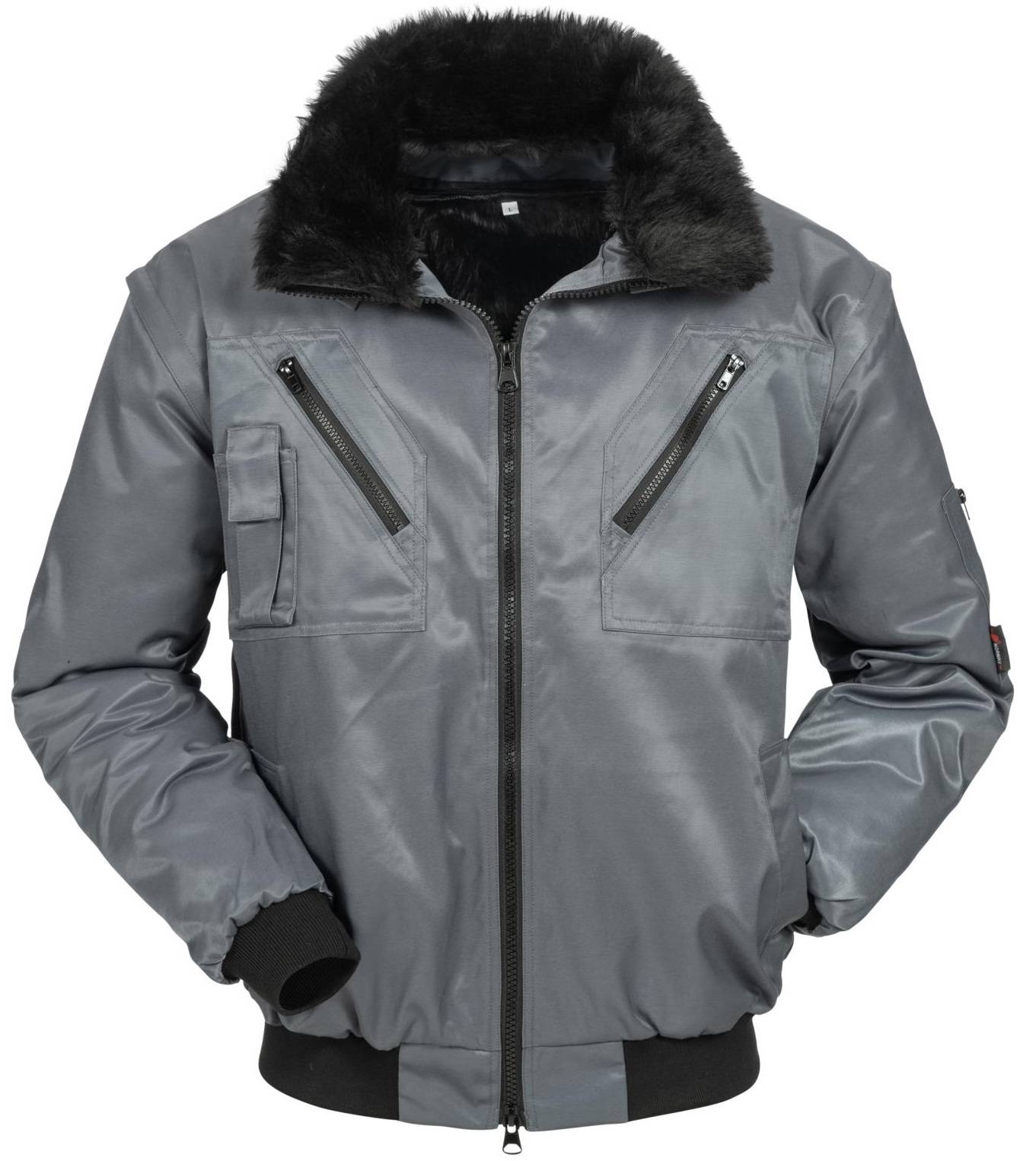 GRIMO PILOTJACKE GRAU ÄRMEL ABNEHMBAR Gr.XXL NORWAY