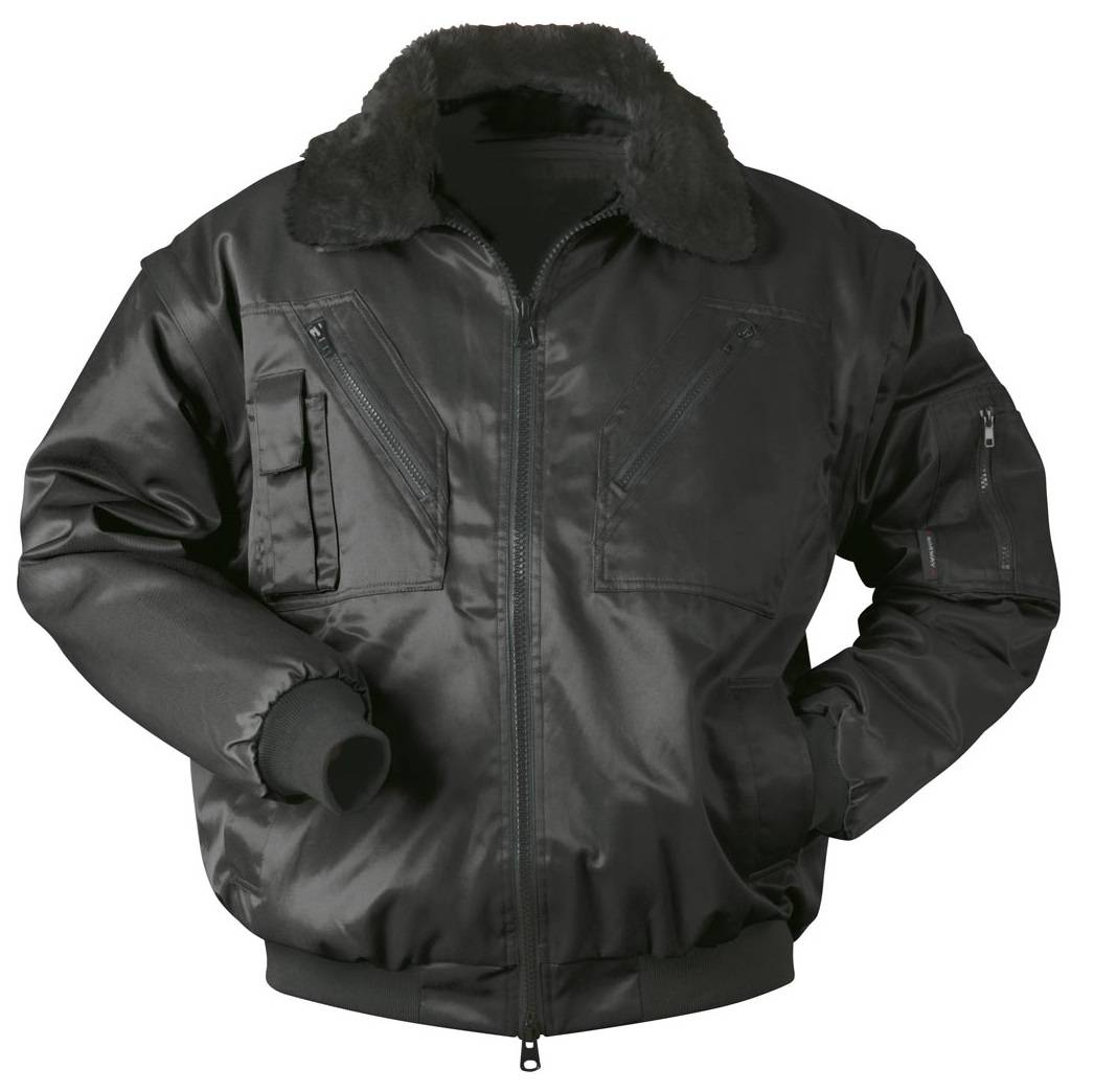 F-NORWAY-Pilotenjacke, *RONDANE*, 250g/m², schwarz
