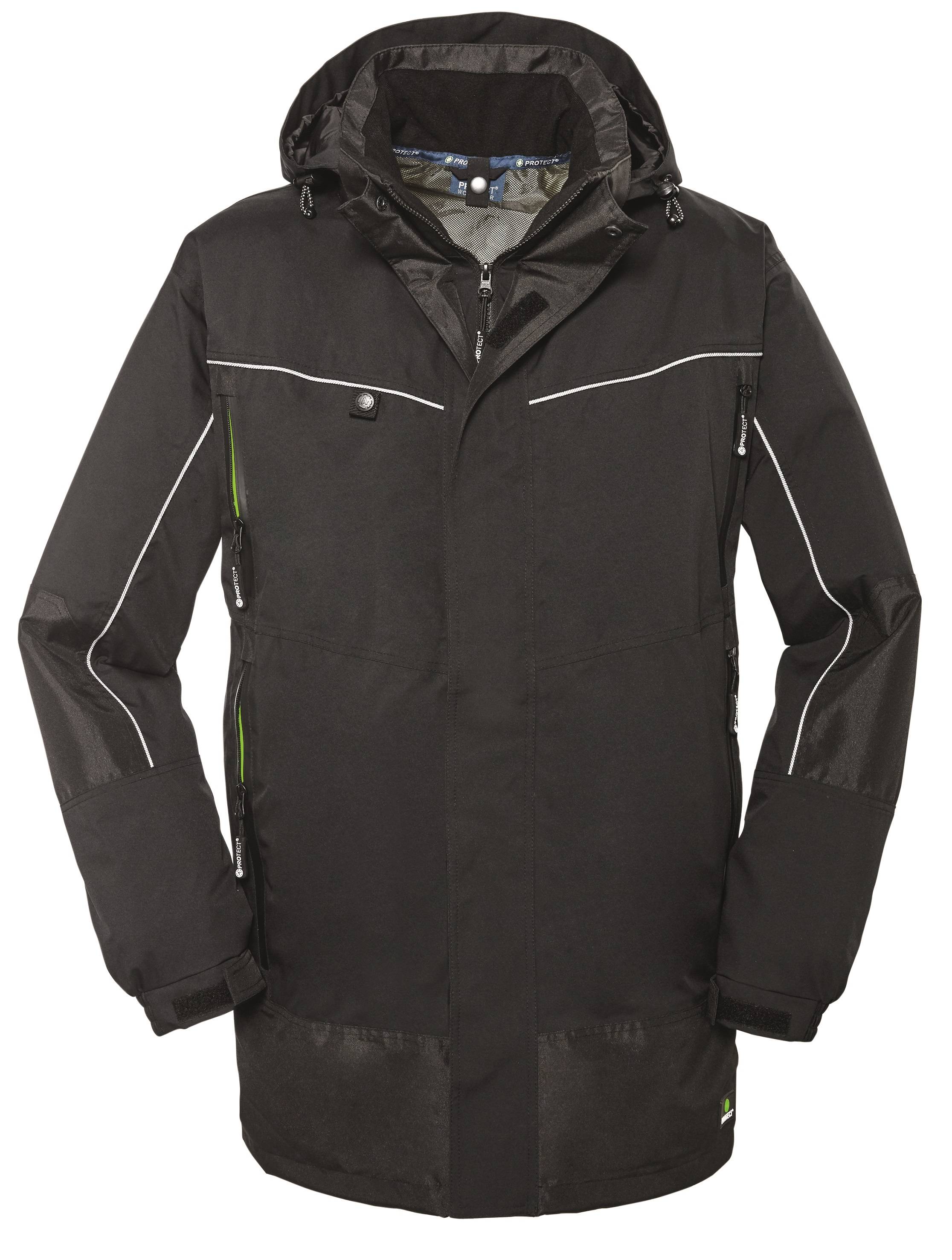 BIG-4-Protect-Wetterschutz-Jacke, PHILLY, schwarz