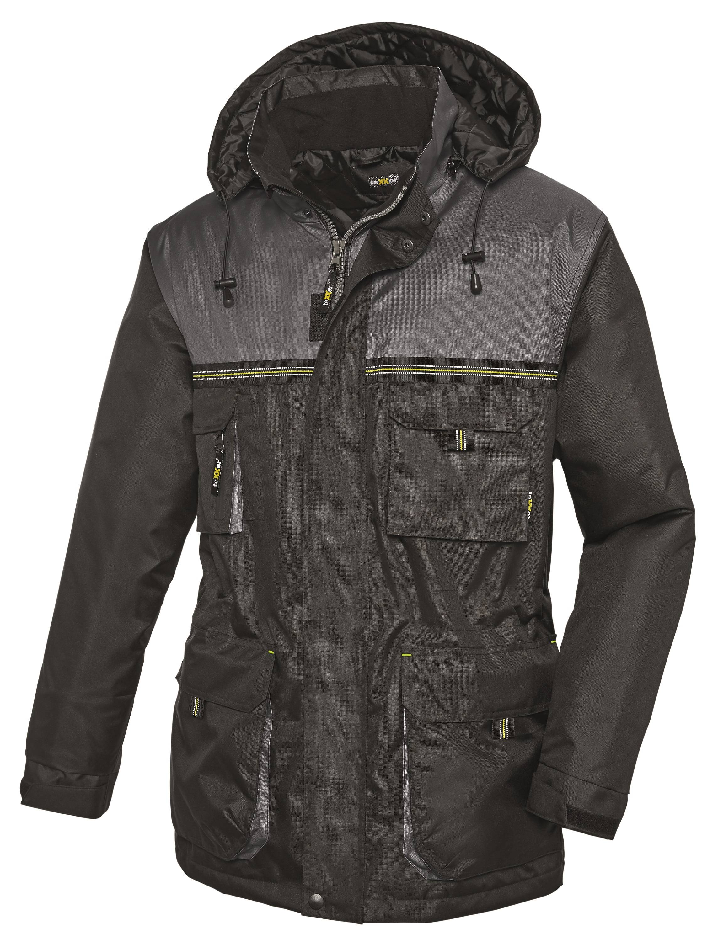 BIG-TEXXOR-Winter-Jacke Ystad, schwarz/grau