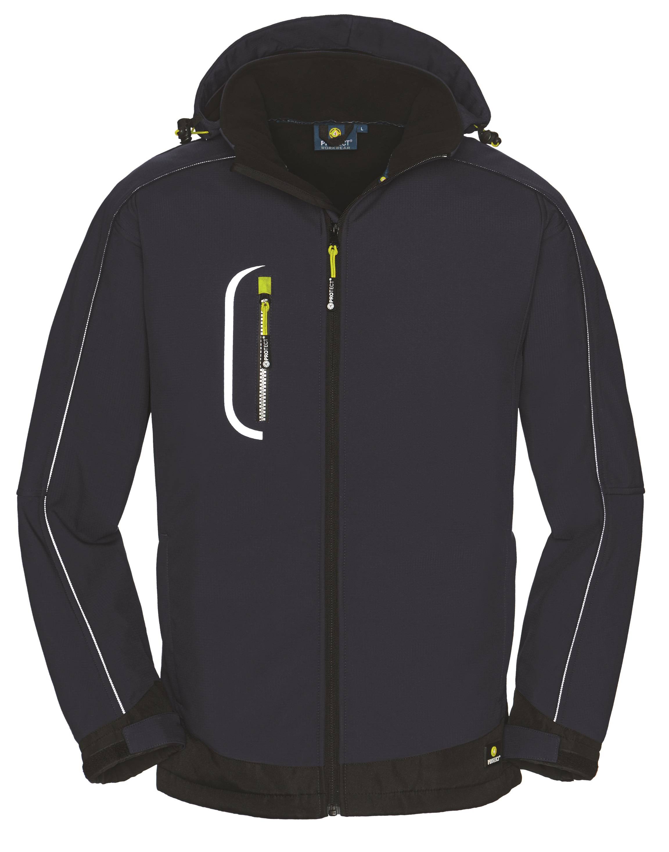 Herren Softshelljacke Montana blau Groesse 2XL