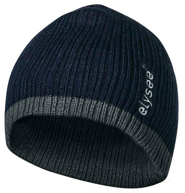 elysee® unisex Beanie HOLGER marine, grau Größe Einheitsgröße