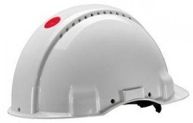 3M-Schutzhelm G30DUW, ABS, mit Schweißleder belüftet, weiß