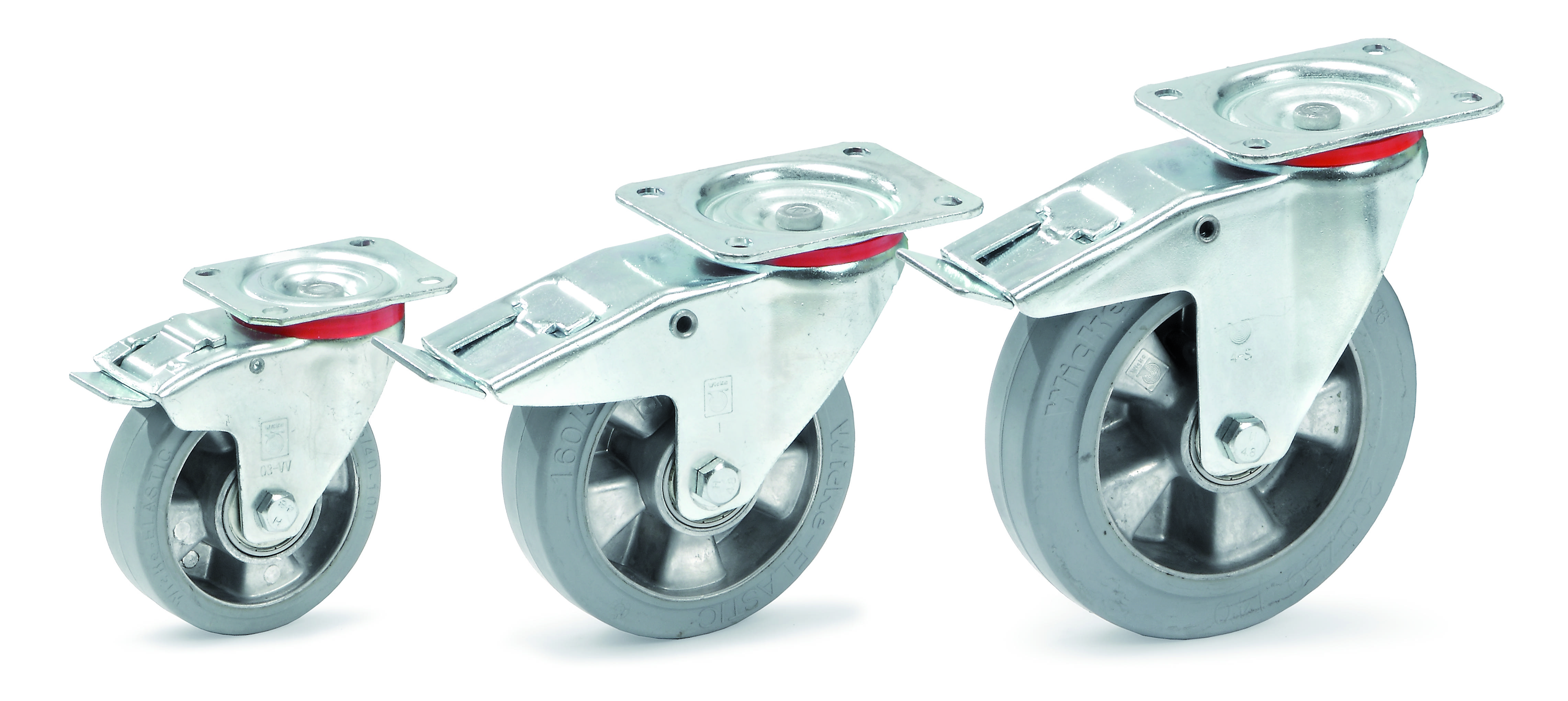 Lenkrolle mit Feststeller 125 x 40 mm