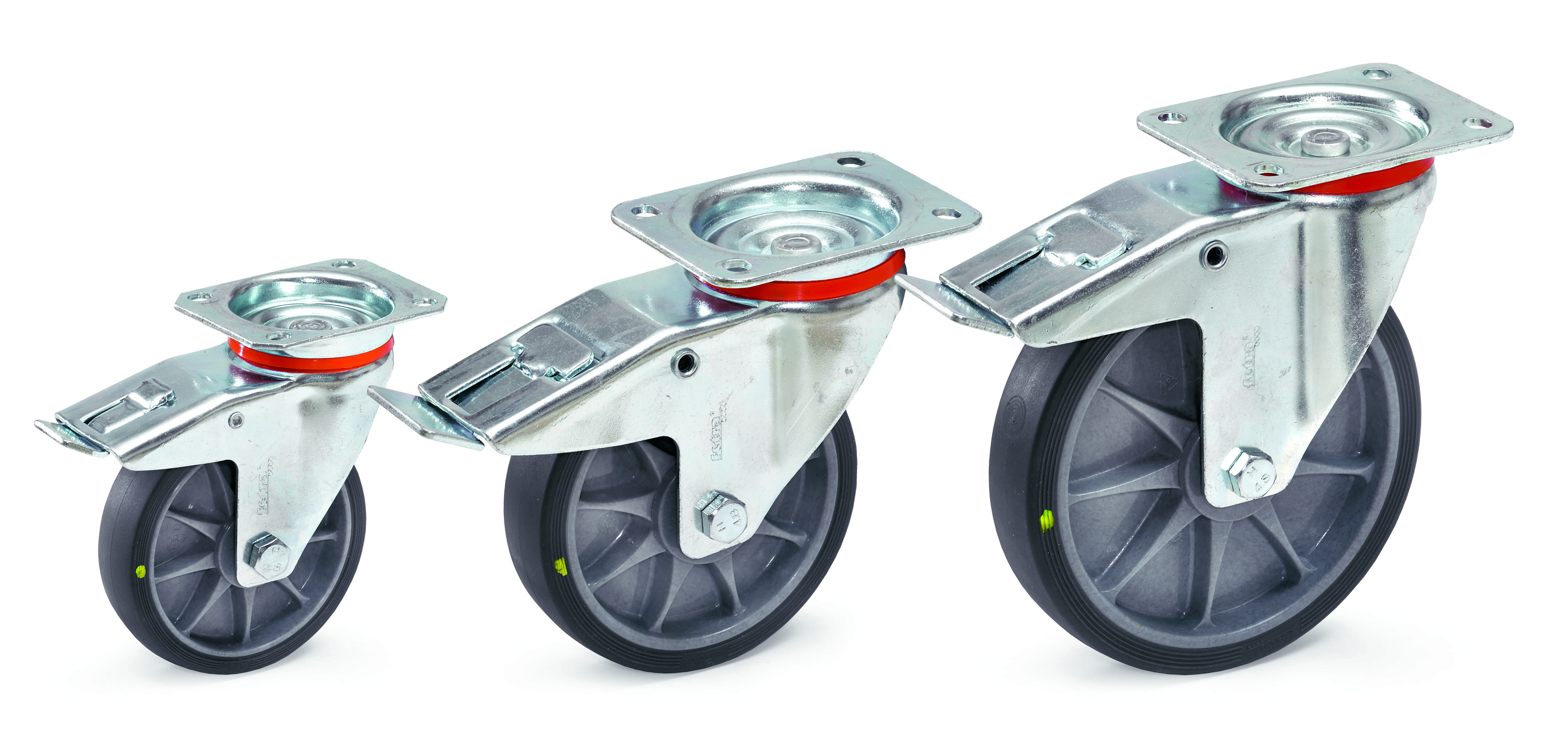 Lenkrolle mit Feststeller 125 x 32 mm