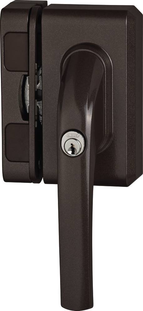 ABUS Fenstergriff-Zusatzsicherung FO500N B braun gleichschl. AL0125
