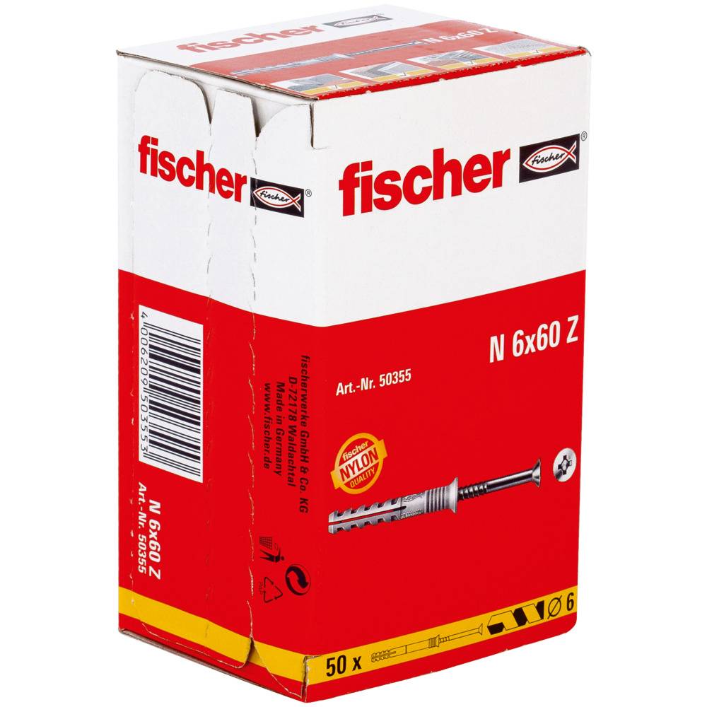 fischer Nageldübel N 6x60/30 S KP