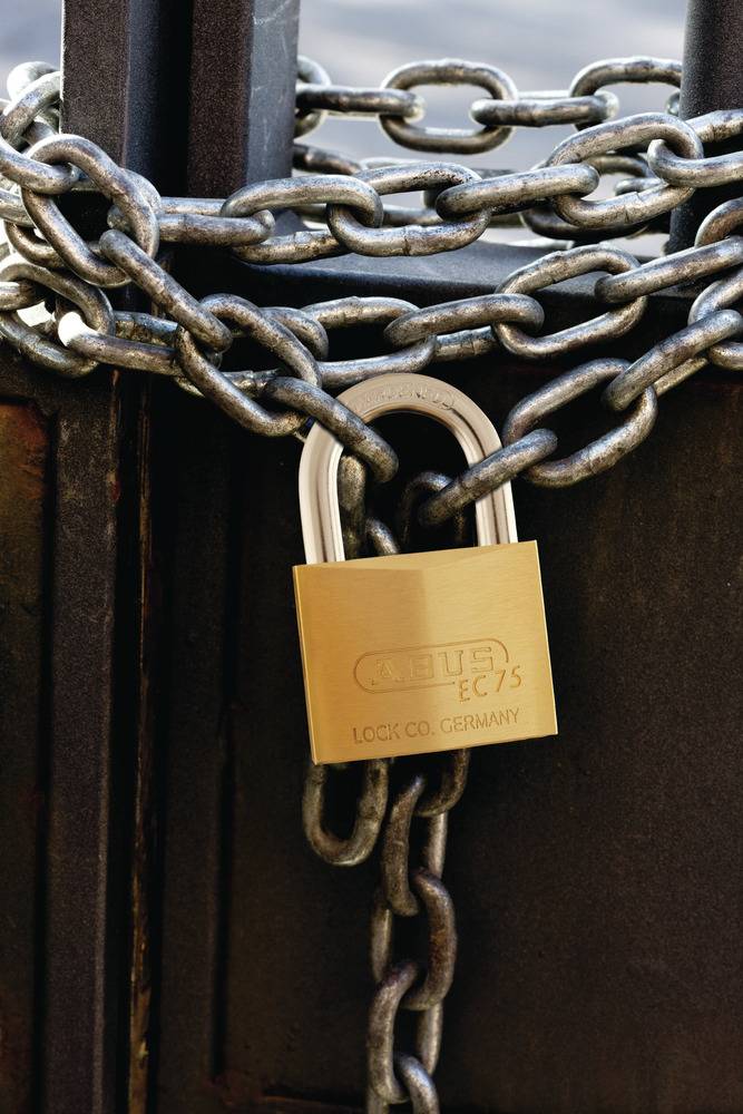 ABUS Hangschloss Messing 75/40 gl. 7342