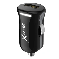 Kfz-Ladegerät XLayer Colour Line USB Adapter 2.4A Black Kfz-Ladegerät XLayer Colour Line USB Adapter 2.4A Black