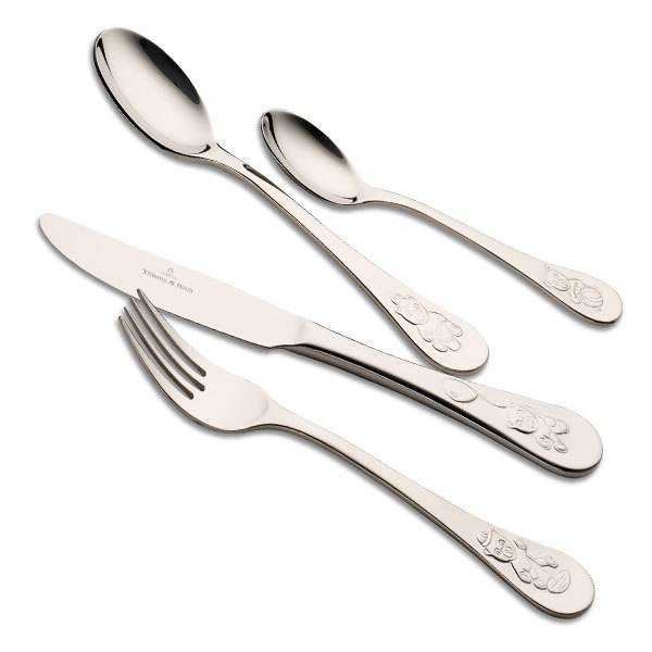 Villeroy & Boch Piemont Kinderbesteck 4tlg. Spülmaschinenfest 18/10 Edelstahl