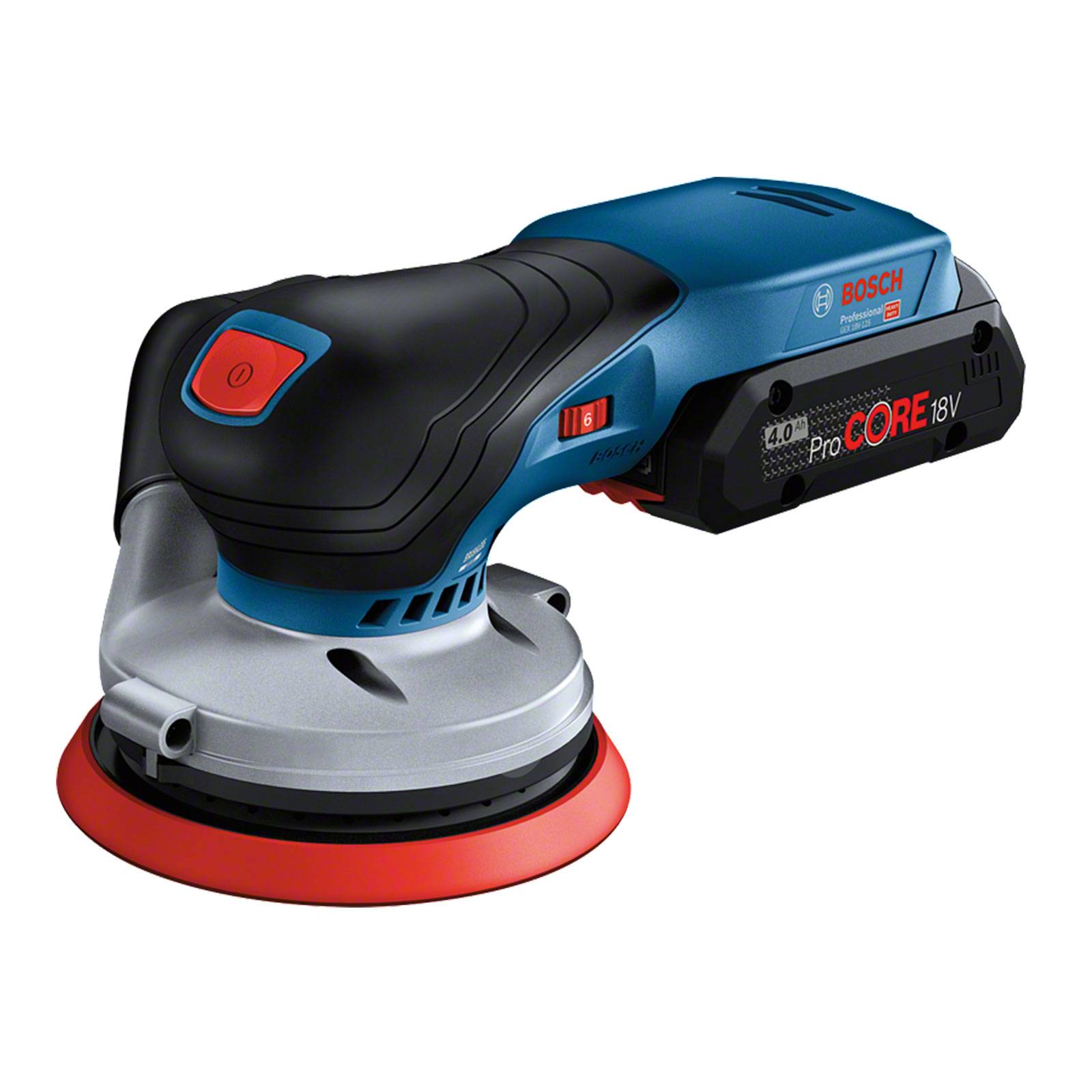 Bosch Professional GEX 18V-125 solo 0601372200 Akku-Exzenterschleifer bürstenlos, ohne Akku 18 V Ø 125 mm
